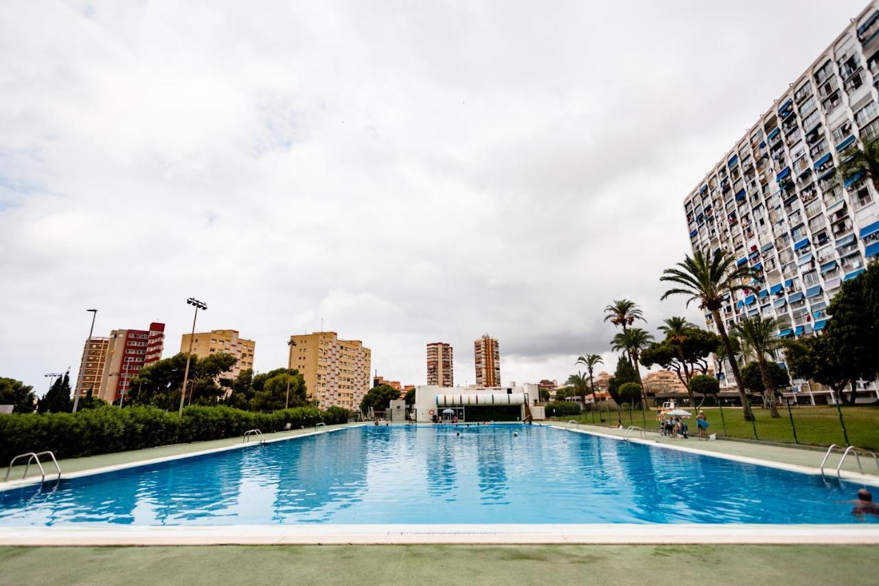 Modern Studio With See And City View Benidorm Buitenkant foto